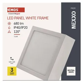 EMOS LED-Panel 1539085071 7,6 W 12 x 12 cm neutralweiß 1 St.