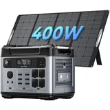 OUKITEL P2001 Plus Powerstation mit Solarpanel, Solar Generator mit Solarpanel 430W, 2400W/2048Wh Tragbare Powerstation für Wohnung Reise Camping
