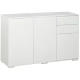 Homcom Sideboard Aufbewahrungsschrank Mehrzweckschrank mit 2 Schublade 3 Türen