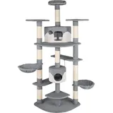 Tectake Nelly 204 cm grau/weiß