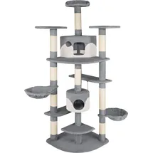 Tectake Nelly 204 cm grau/weiß