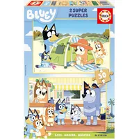 Educa Bluey Holzpuzzles 2x50 Teile