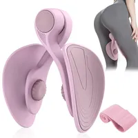Oberschenkeltrainer 16kg Beckenboden Trainer, Beinpresse für Zuhause Kegel Beintrainer für Damen und Männer, Beckenbodentrainer für Frauen & Männer, Gesäßtrainer für Postpartale Erholung mit Band