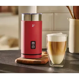 Tchibo Elektrischer Milchaufschäumer rot/edelstahl