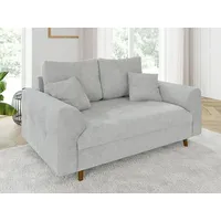 s-style möbel 2-SITZER-SOFA Sigurd Hellgrau Chenille