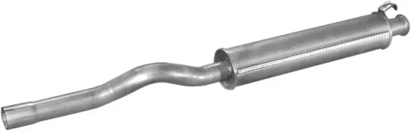 POLMO Mittelschalldämpfer 0162 mitte für Audi