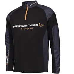 Savage Gear Tournament Gear Shirt 1/2 Zip, 2XL