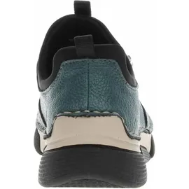 Rieker Damen Sportlicher Schnürer Slipper, Blau, 38 EU