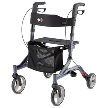 Bischoff & Bischoff Capero Rollator faltbar Leichtgewicht blau