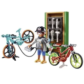 Playmobil City Life Geschenkset E-Bike-Werkstatt 70674