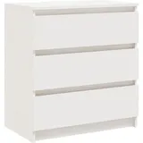 vidaXL Nachtschrank 60 x 36 x 64 cm Weiß