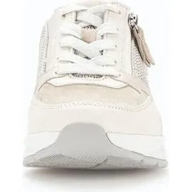 Gabor Damen Sneaker Frauen Halbschuhe,Wechselfußbett,Sportschuhe,Freizeitschuhe,Turnschuhe,Laufschuhe,oasi/Ivory Kombi,39 EU / 6 UK