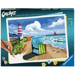 RAVENSBURGER 23547 CreArt Malen nach Zahlen Holiday on the Baltic Sea