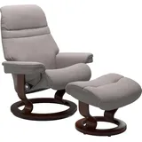 Stressless Stressless® Relaxsessel »Sunrise«, mit Classic Base, Größe M, Gestell Braun grau