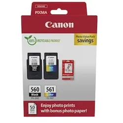 Canon PG-560/CL-561 Photo Value Pack Tinte + Fotopapier 3713C008