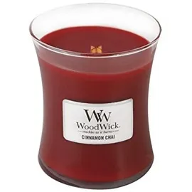 Woodwick Cinnamon Chai Duftkerze 275 g rot