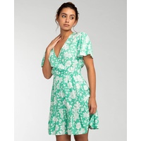 BILLABONG Spring Light - Mini-Wickelkleid für Frauen Grün