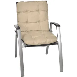 Beautissu Niederlehner Auflage 100 x 50 x 8 cm beige 1 St.
