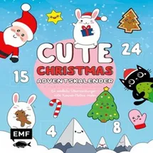 Edition Michael Fischer Mein Kawaii-Adventskalender-Buch: Cute Christmas