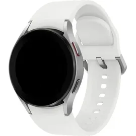 Samsung Galaxy Watch4 silver 40 mm BT Sport Band weiß