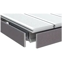 Traumgarten Abschlussleiste DreamDeck 10 x 80 x 200 cm anthrazit