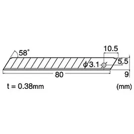 Nt Cuttermesser-Klingen BA-170