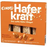 CORNY Haferkraft Mandel-Karamell Müsliriegel 4 Riegel