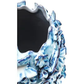 Kare DESIGN Vase Butterflies 35,5 cm Porzellan Blau