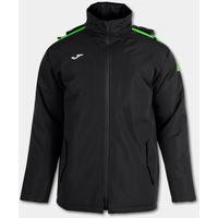 Joma Unisex 5XS Anorak Trivor, Schwarz/Neongrün, XXXXXXS