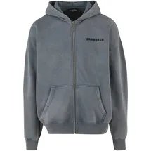 dropsize SUPER HEAVY OVERSIZE Kapuzenjacke Herren Grau S