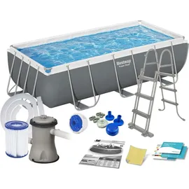 BESTWAY Frame-Pool 404 x 201 x 100 cm inkl. Filterpumpe