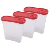 Buri Rival Schüttdosen-Set rot 4 l 3-teilig