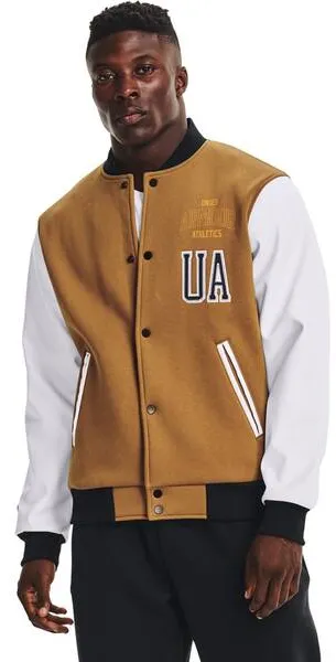 UNDER ARMOUR Herren Jacke UA ORIGINATORS LETTERMAN, 277 ANTIQUE OCHRE, M