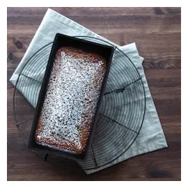 Relaxdays Silikon Backform, 4er Set, schwarz