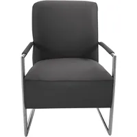K+W Komfort & Wohnen Cocktailsessel, mit bezogenen Armlehnen, Gestell