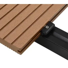 vidaXL Terrassendiele 14 x 220 cm braun