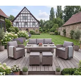 Mendler HWC-E95 Lounge-Set grau