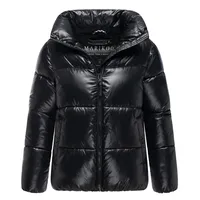 Marikoo Damen Winter Steppjacke gesteppt Anorak Puffer Jacket Winterjacke hochschließender Kragen & Reißverschluss Hazalee