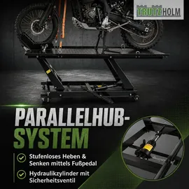 Trutzholm Hydraulikheber Metall 55 cm schwarz 450 kg