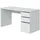 Dmora Schreibtisch Weiß 138x74x60 cm, Arbeitszimmer, Schreibtische, Bürotische
