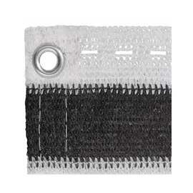 vidaXL Balkonsichtschutz HDPE 75 x 400 cm Anthrazit und Weiß