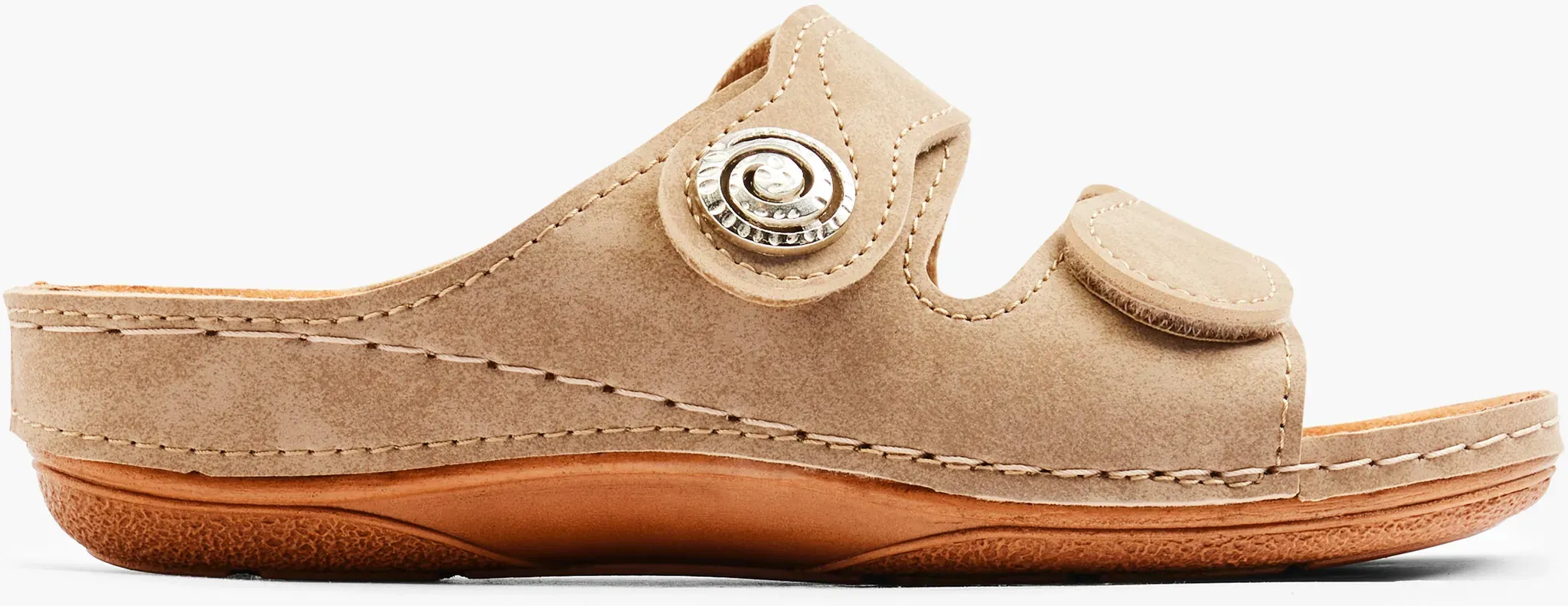 Easy Street  Offener Hausschuh Beige, Damen, Größe: 36, Material: PU/Textil - Easy Street  Offener Hausschuh Beige, Damen, Größe: 36, Material: PU/Textil - woman - Beige