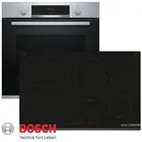 Induktionsherd Autark Einbau BOSCH Backofen + Induktion Kochfeld 80cm NEU - OVP