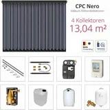 Solarbayer Komplettsolarpaket CPC NERO 4S Bruttogesamtfläche 13,04m2 Vakuumröhre