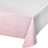 Creative Converting Papiertischdecke, 1 Karat, Rosa und Gold