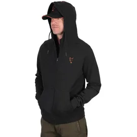 Fox International Collection Lw Reißverschlusspullover - Black / Orange - 3XL
