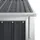 vidaXL Metallgerätehaus 0,88 x 0,89 x 1,61 m anthrazit