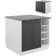 Vicco Kochinsel Fame-Line 90 x 82 x 82 cm Weiß