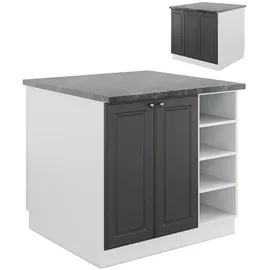 Vicco Kochinsel Fame-Line 90 x 82 x 82 cm Weiß
