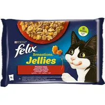 FELIX Sensations Countryside Jelly Geschmacksrichtungen mit Rind und Huhn 4x85g